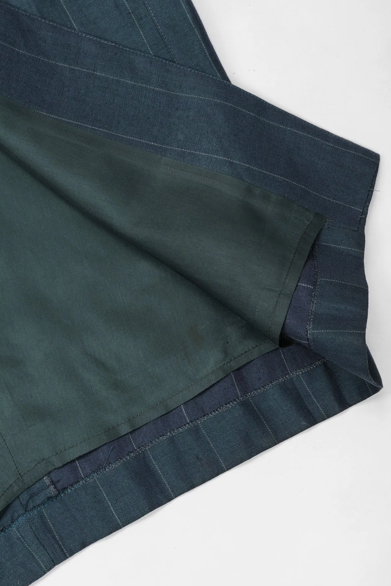 Pinstripe Wrap Trouser Skirt