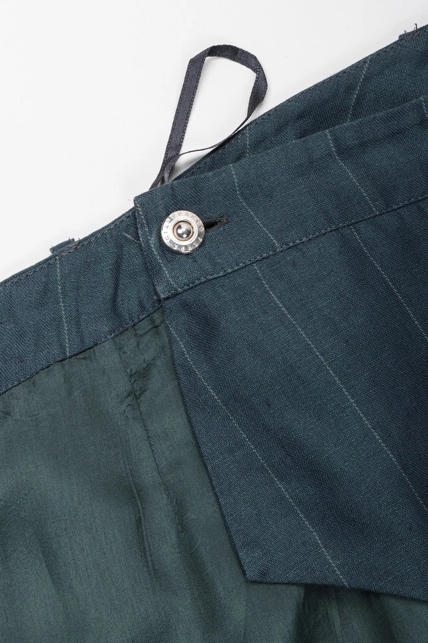 Pinstripe Wrap Trouser Skirt