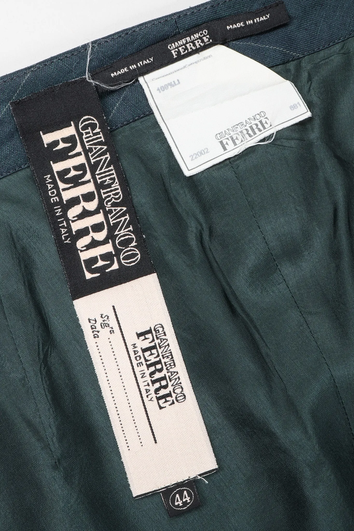 Pinstripe Wrap Trouser Skirt