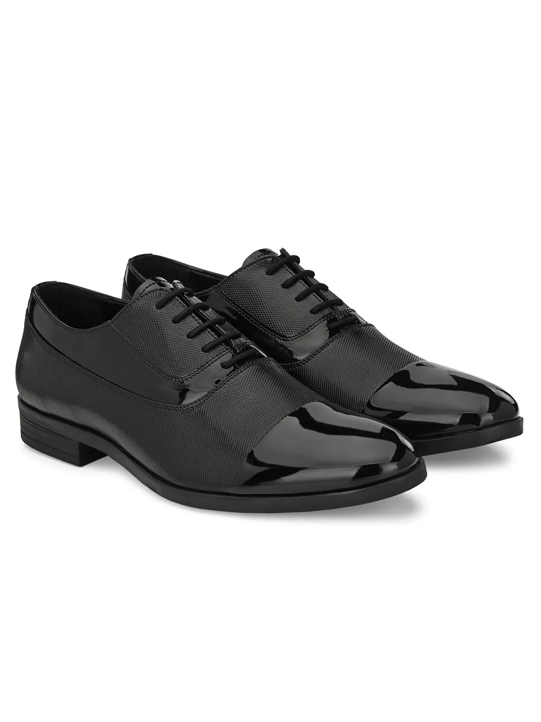 Regal Black Derby Shoes