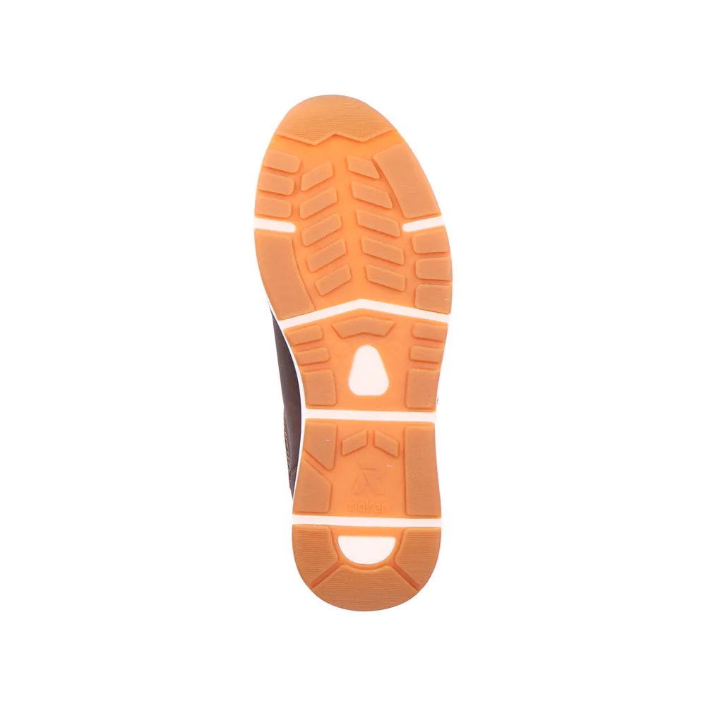 Rieker 07005-22 Mens Brown Lace Up Trainers