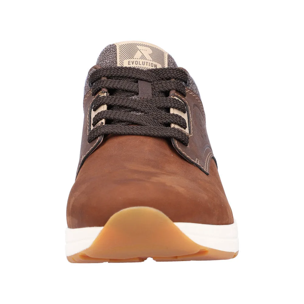 Rieker 07005-22 Mens Brown Lace Up Trainers