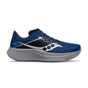 Saucony Men's Ride 17 - Tide/Silver (Wide Width)