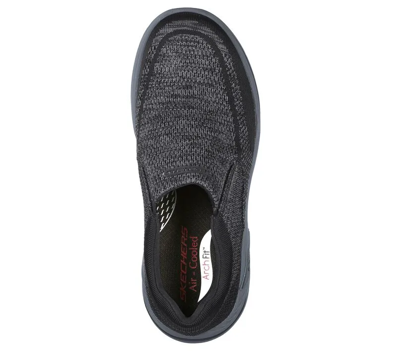 'Skechers' Men's Arch Fit Motley-Vaseo - Black (Extra Wide)