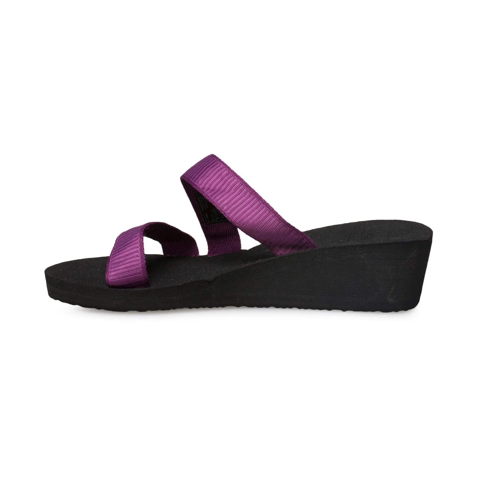 Teva Mush Mandalyn Wedge Loma Livy Dark Purple Sandals - Women's