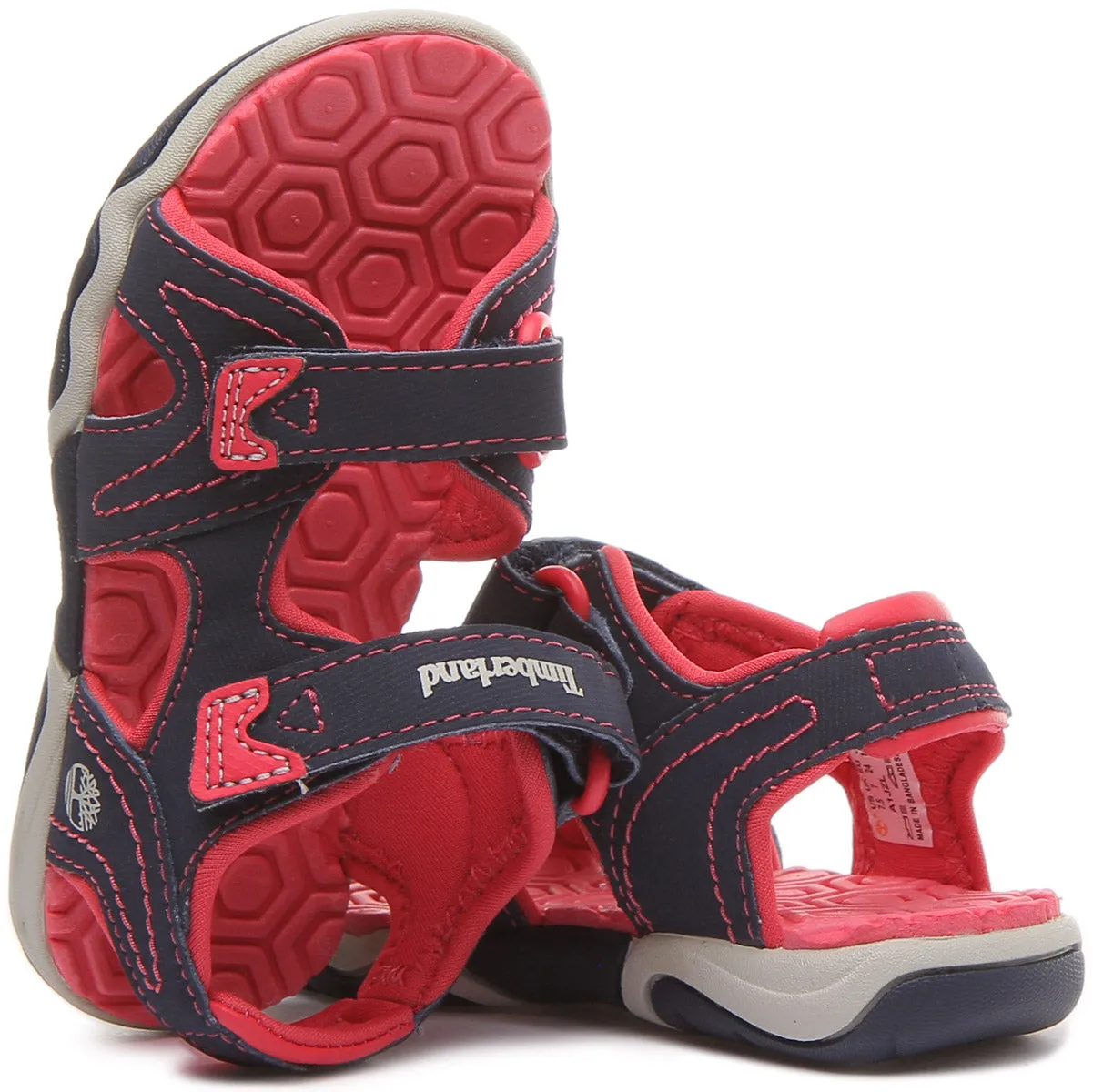 Timberland A1Jzl Perkin Row In Navy Pink For Infants