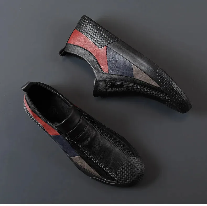 Tênis Masculino de Couro Casual