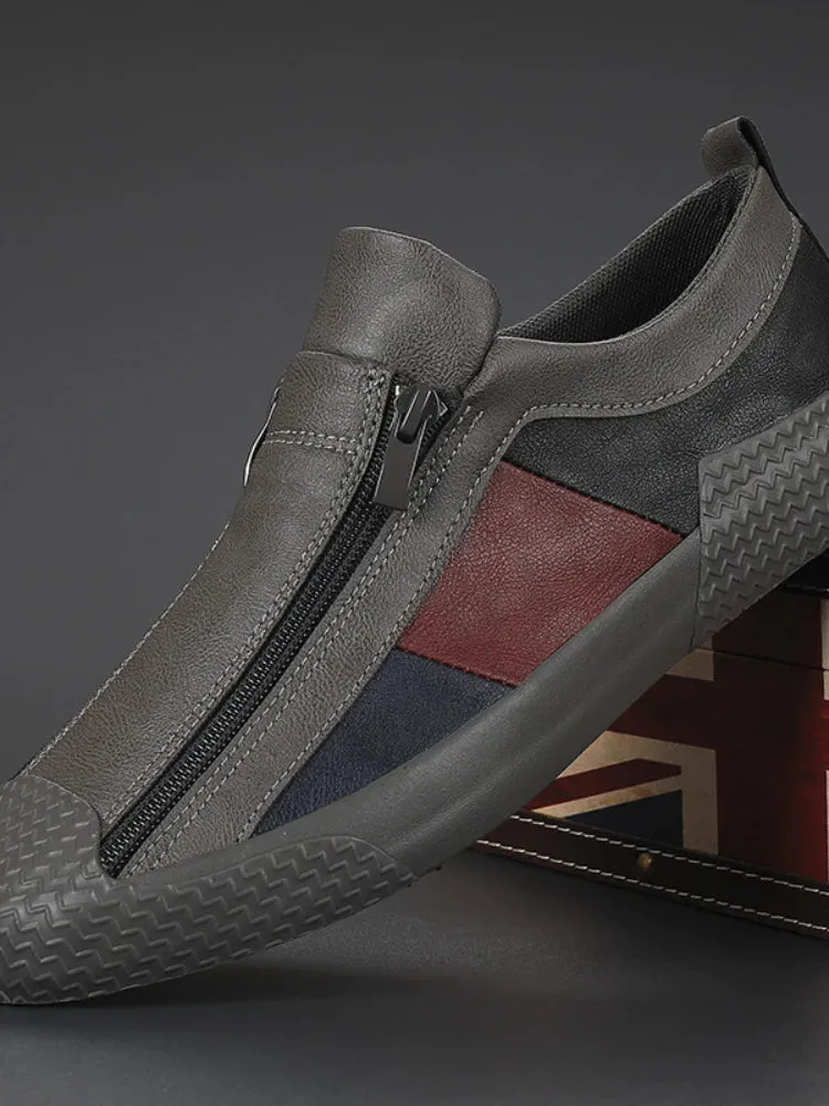 Tênis Masculino de Couro Casual