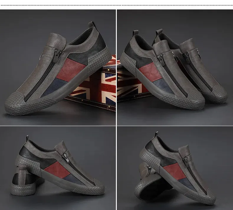 Tênis Masculino de Couro Casual