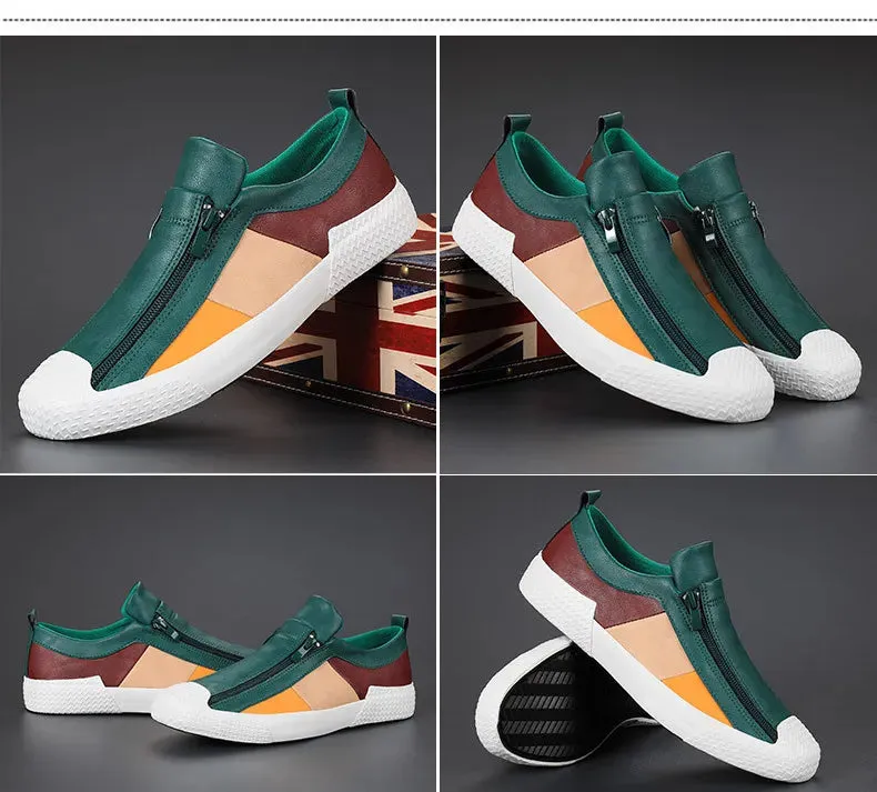 Tênis Masculino de Couro Casual