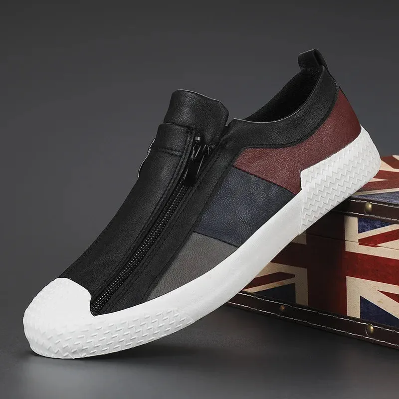 Tênis Masculino de Couro Casual