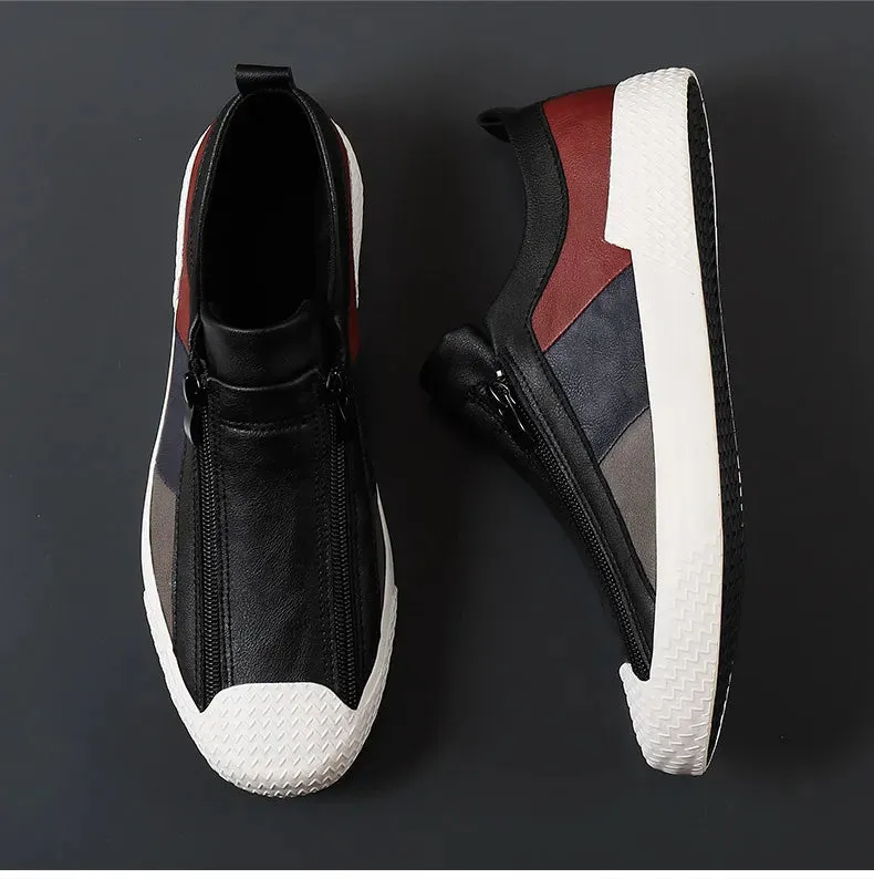 Tênis Masculino de Couro Casual