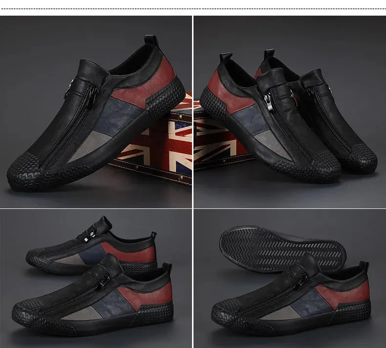 Tênis Masculino de Couro Casual