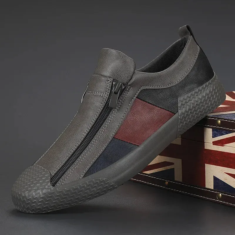 Tênis Masculino de Couro Casual