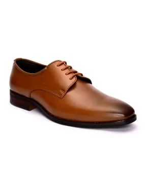 Topline Tan Derby Shoes