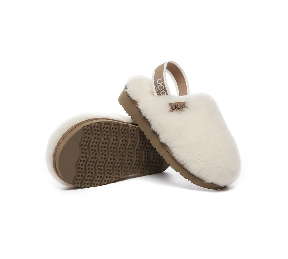 UGG AUSTRALIAN SHEPHERD UGG Kids Slingback Fluffy Slides Kamari