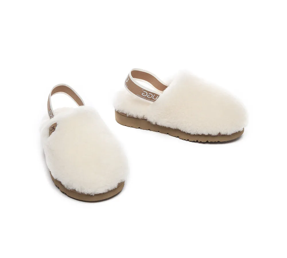 UGG AUSTRALIAN SHEPHERD UGG Kids Slingback Fluffy Slides Kamari