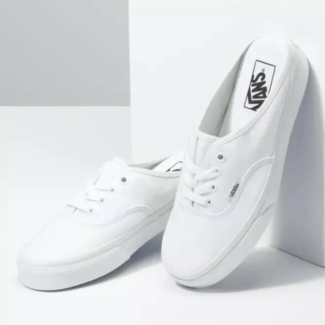 Vans Authentic Mule - White