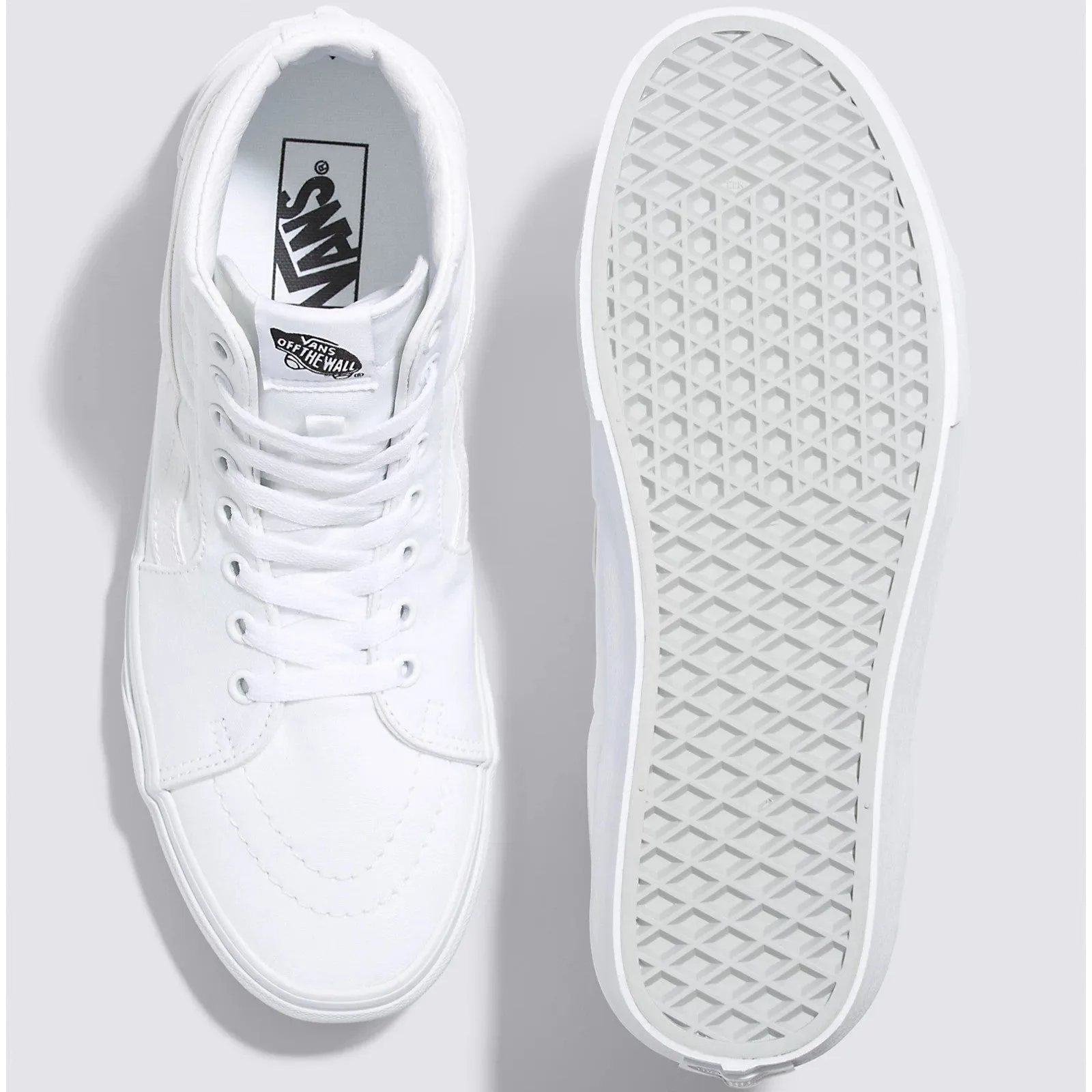 VANS SK8-HI Unisex Old Skool Authentic Shoe - White