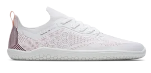 Vivobarefoot Women's Primus Lite Knit White Peach Melba