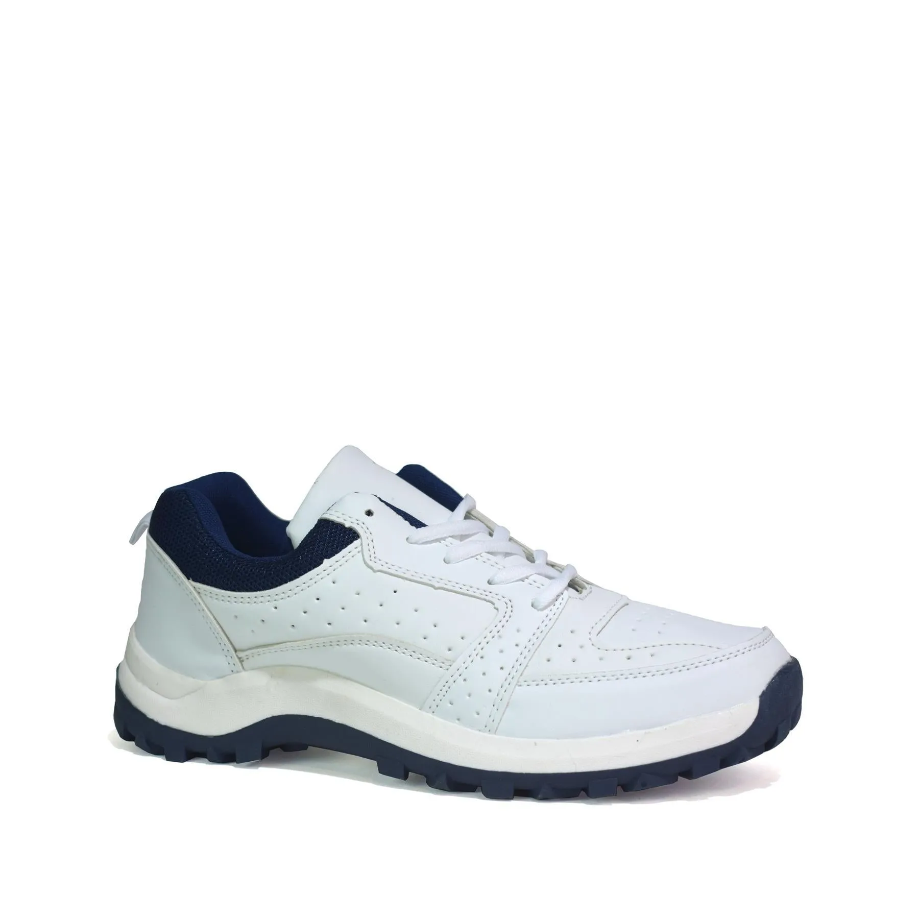 White Men's Lace-Up Trainers