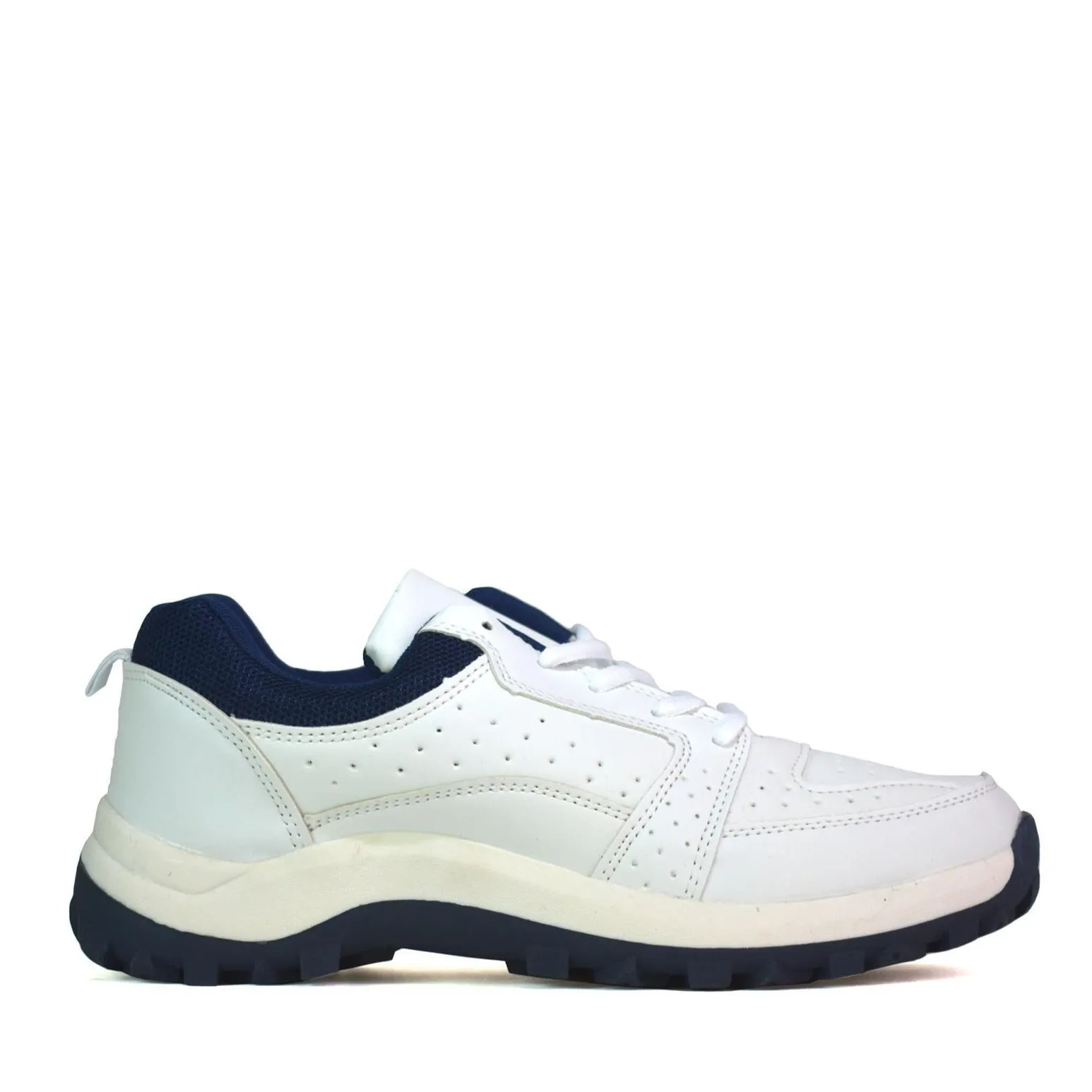 White Men's Lace-Up Trainers