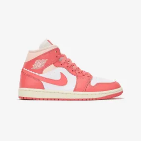 WMN'S AIR JORDAN 1 MID 'STRAWBERRIES/CREAM'