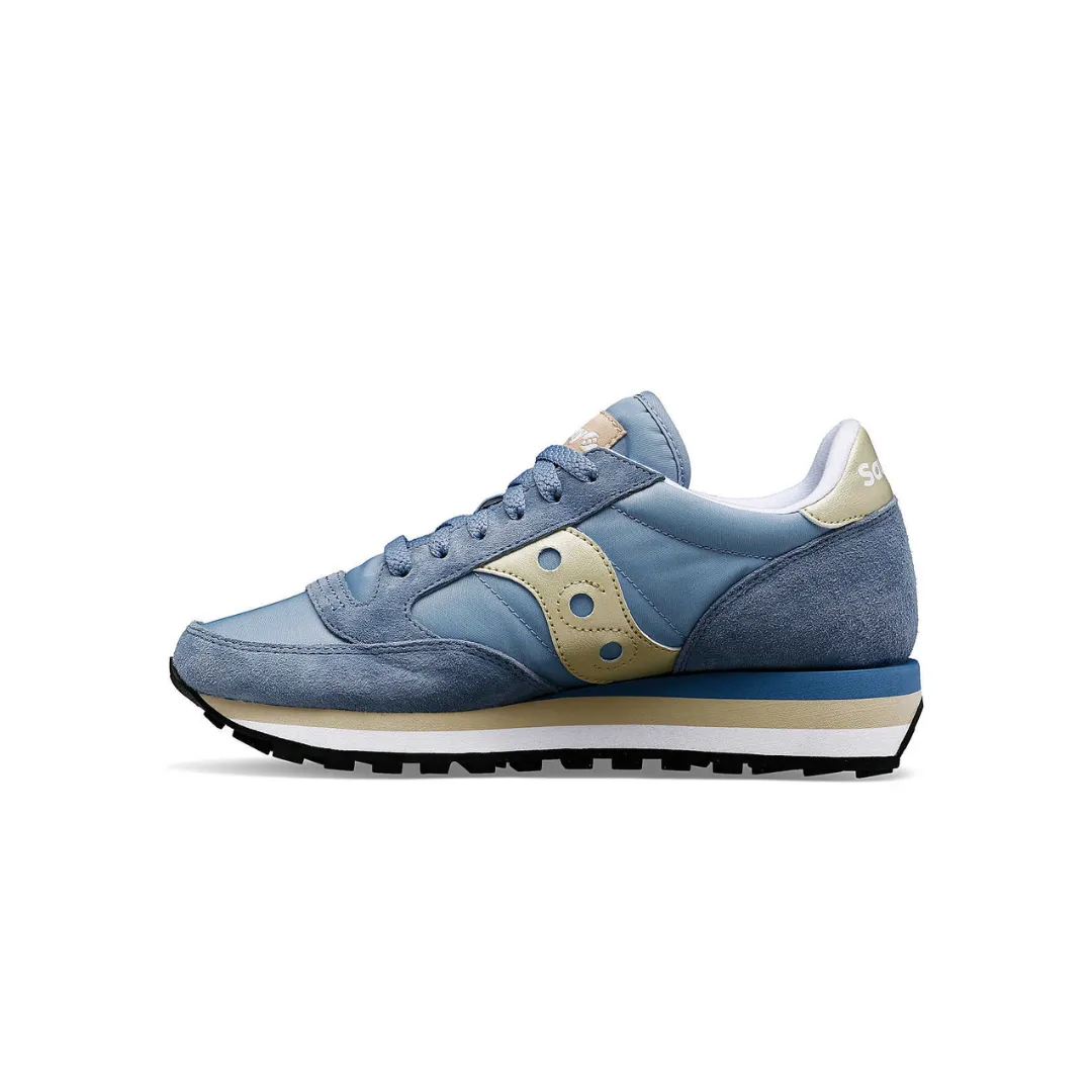 Women's Saucony Jazz Triple - Light Blue/Gold