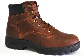 'Work Zone' Men's 6" 200GR EH WP Steel Toe - Brown